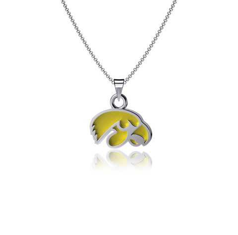 University of Iowa Pendant Necklace - Enamel