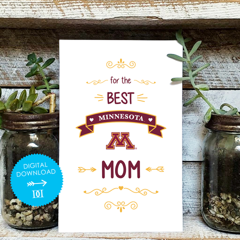 University of Minnesota Mom Card - Digital Download