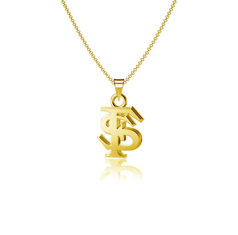 Florida State University Pendant Necklace - Gold Plated