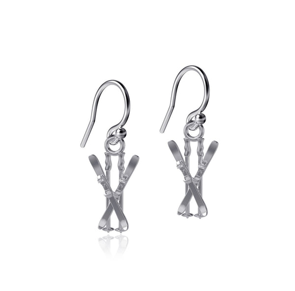 Ski Dangle Earrings