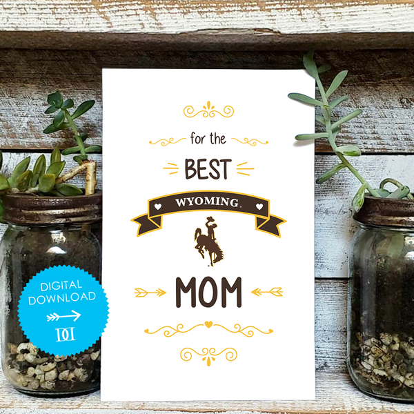 University of Wyoming Mother's Day Greeting Card