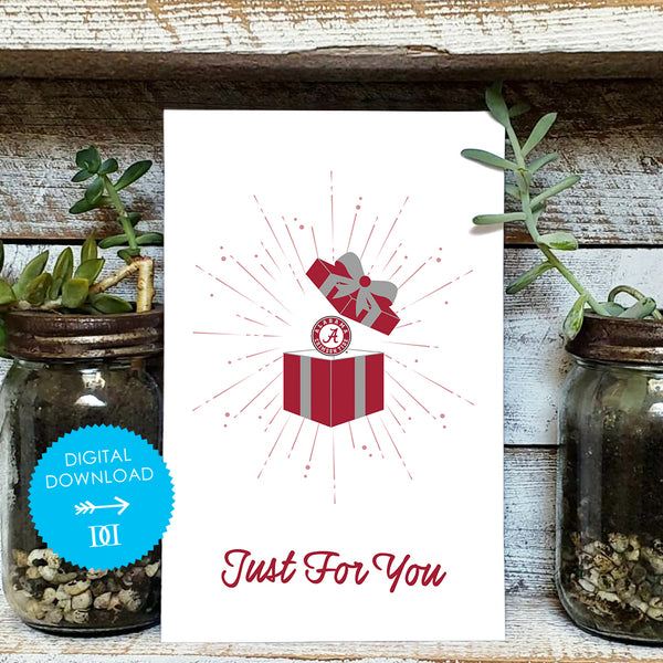 University of Alabama Gift Greeting Card