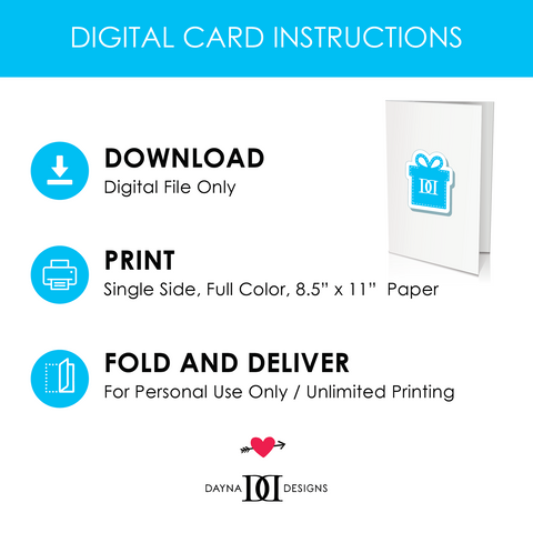 University of Minnesota Dad Card - Digital Download