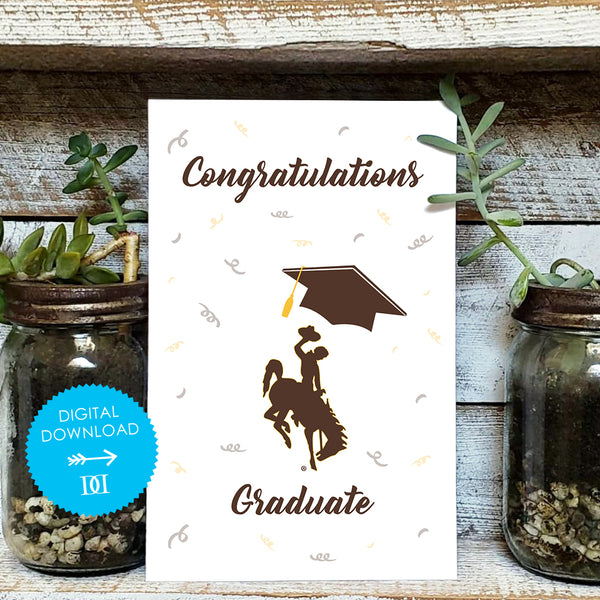 University of Wyoming Graduation Greeting Card