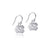 University of North Carolina Dangle Earrings - Silver