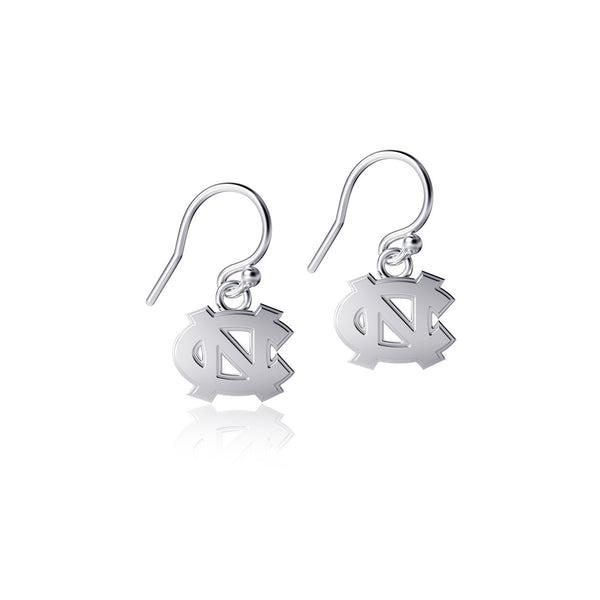 University of North Carolina Dangle Earrings - Silver