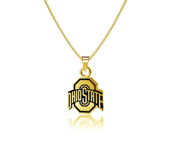 Ohio State University Pendant Necklace - Gold