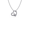 Skate Heart Necklace