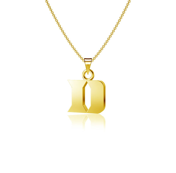 Duke University Pendant Necklace - Gold