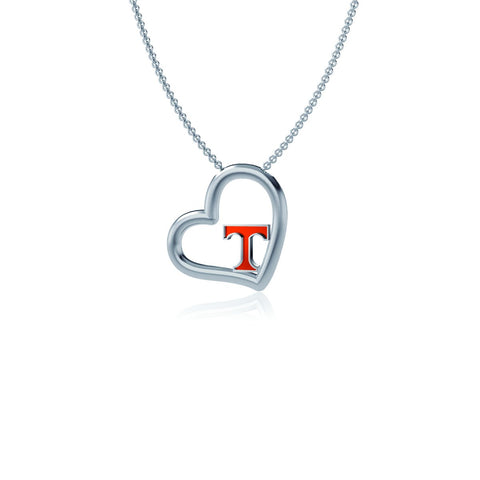 University of Tennessee Heart Necklace - Enamel