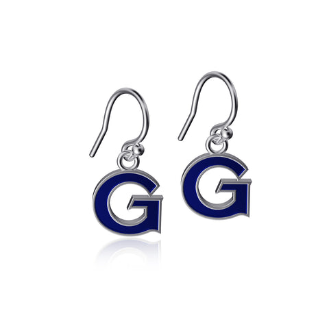 Georgetown Hoyas Dangle Earrings - Enamel