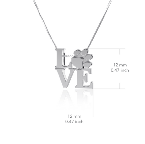 Paw Love Pendant Necklace