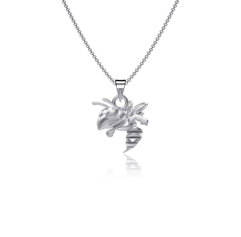 Georgia Tech Pendant Necklace - Silver