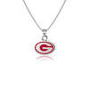 University of Georgia Pendant Necklace - Enamel
