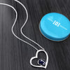Penn State University Heart Necklace - Enamel