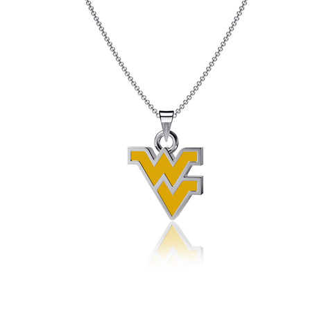 West Virginia University Pendant Necklace - Enamel