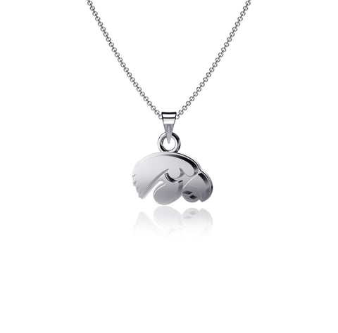 University of Iowa Pendant Necklace - Silver