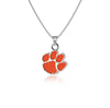 Clemson University Pendant Necklace - Enamel