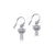 Texas Tech University Dangle Earrings - Silver