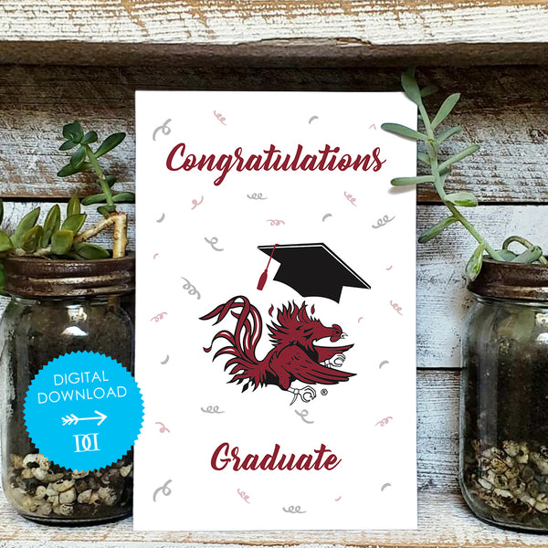 South Carolina Graduation Greeting Card
