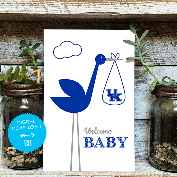 University of Kentucky Baby Greeting Card