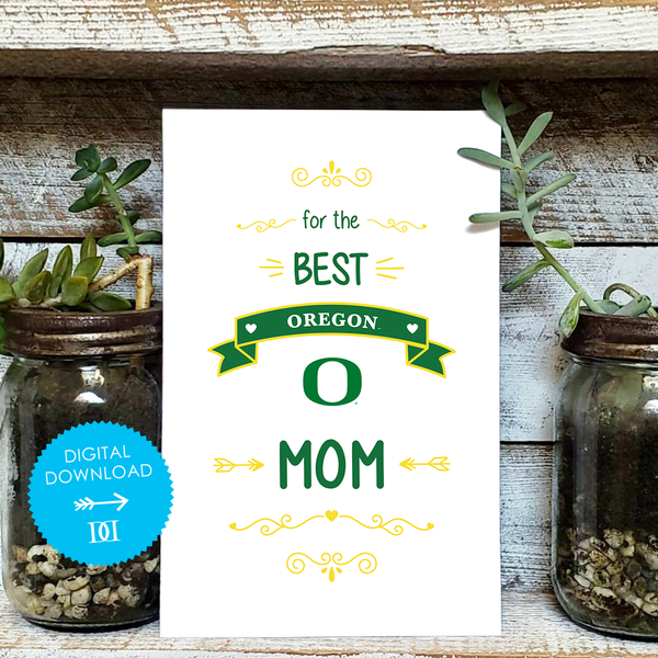 University of Oregon Mother's Day Greeting Card