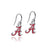 University of Alabama Dangle Earrings - Enamel