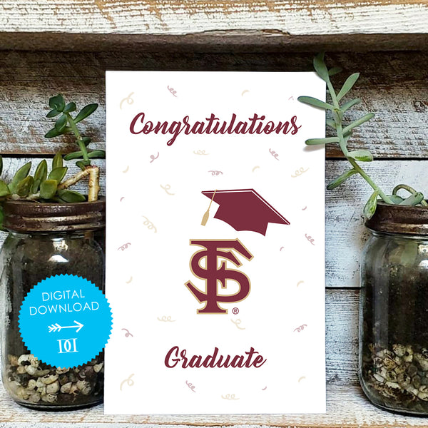 Florida State Graduation Greeting Card