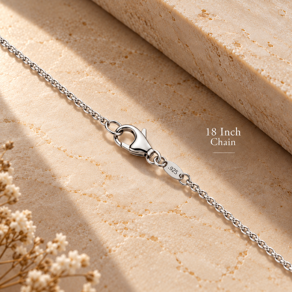 Basketball Heart Pendant Necklace - Silver