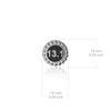 13.1 Half Marathon Silver Pendant Necklace
