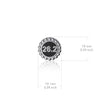 26.2 Marathon Silver Pendant Necklace