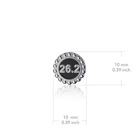 26.2 Marathon Silver Pendant Necklace