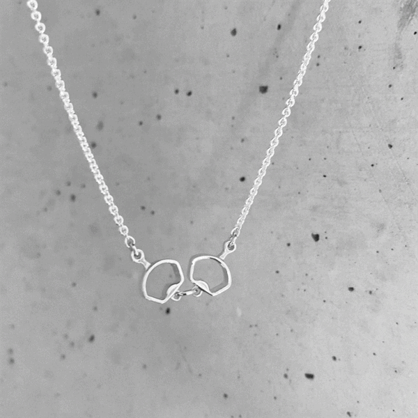 Horse Bit Equestrian Pendant Necklace - Silver