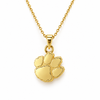 Clemson University Pendant Necklace - Gold