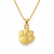 Clemson University Pendant Necklace - Gold