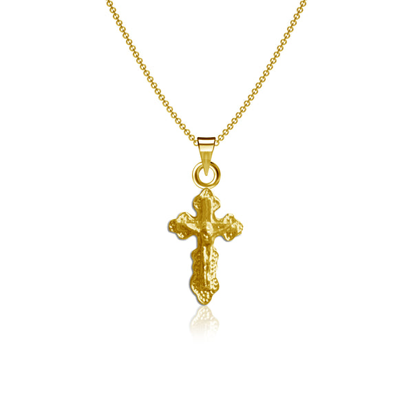 Crucifix Necklace - Gold