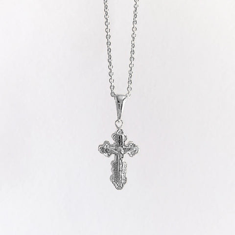 Crucifix Necklace - Silver