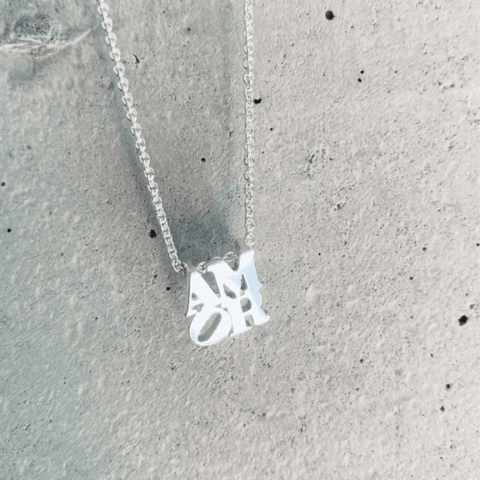 Amor Silver Pendant Necklace