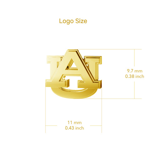 Auburn University Pendant Necklace - Gold Plated