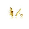 Marching Band Stud Earrings - Gold