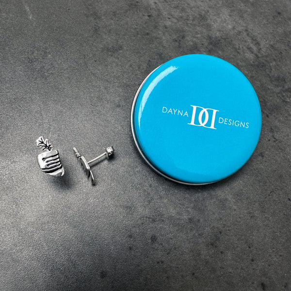 Marching Band Stud Earrings - Silver