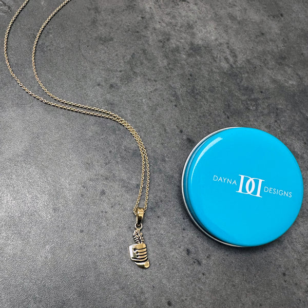 Marching Band Pendant Necklace - Gold