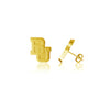 Baylor Bears Stud Earrings - Gold