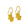 Baylor Bears Dangle Earrings - Gold