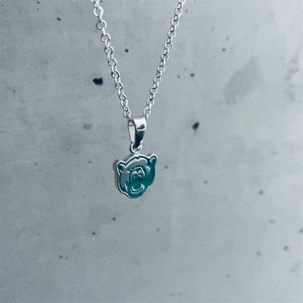 Baylor Bears Silver Pendant Necklace