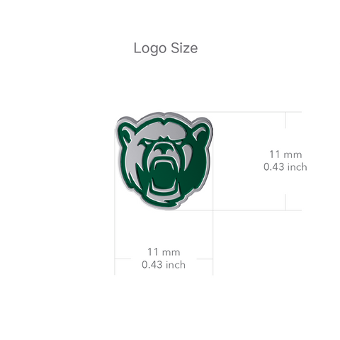 Baylor Bears Stud Earrings - Silver