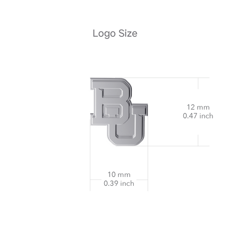 Baylor Bears Stud Earrings - Silver