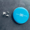 Bicycle Stud Earrings - Silver
