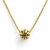 Basketball Pendant Necklace - Gold