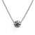 Basketball Pendant Necklace - Silver